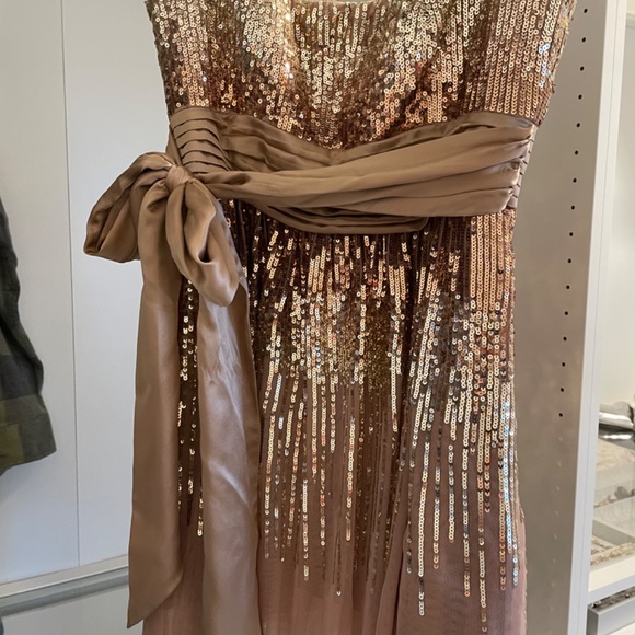 BCBG sequin strapless tulle dress - Picture 2 of 6